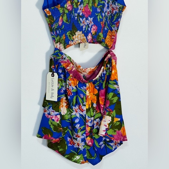 B.O.G Collective Lottie & Holly Floral Romper Vacation XS NWT - Picture 6 of 11